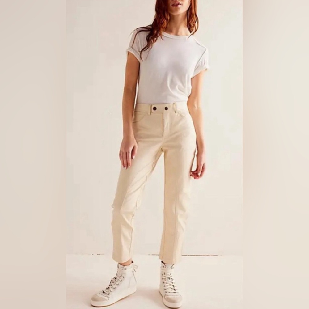 We The Free Free People Rebel Vegan Leather Pants NWOT